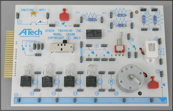 Automotive Electricity Courseboard / Courseware
