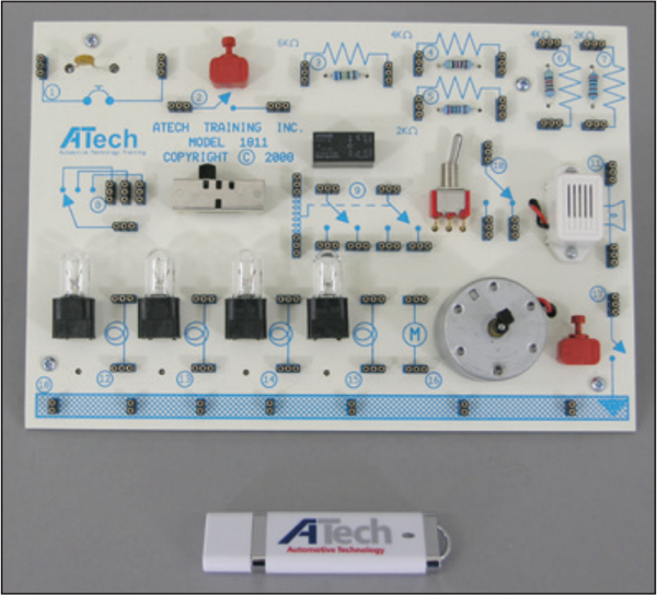 Automotive Electricity Courseboard Non-Faulted / Courseware