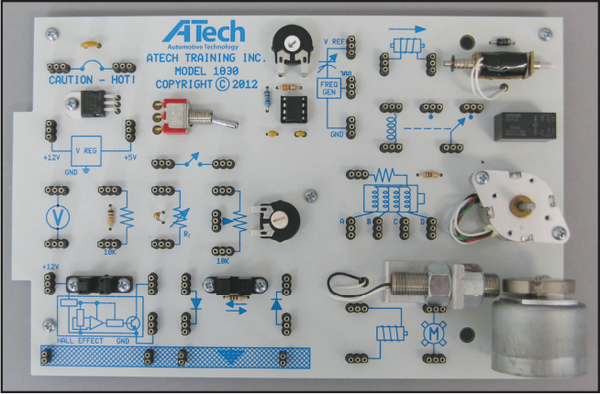 Automotive Sensors and Actuators Courseboard