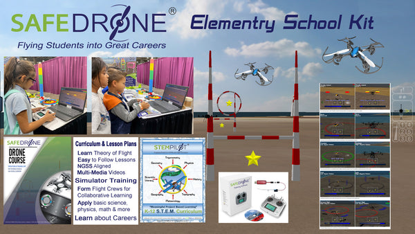 SAFEPilot SAFEDrone® Elementary School Kit: Crews of 4-6
