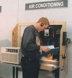 Air Conditioning / Refrigeration with Modified Desk