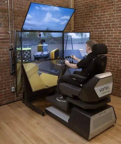 Vortex Advantage 5-Display Operator Station with motion package