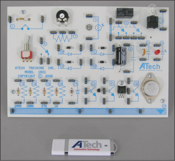 Automotive Electronics Courseboard Non-Faulted / Courseware