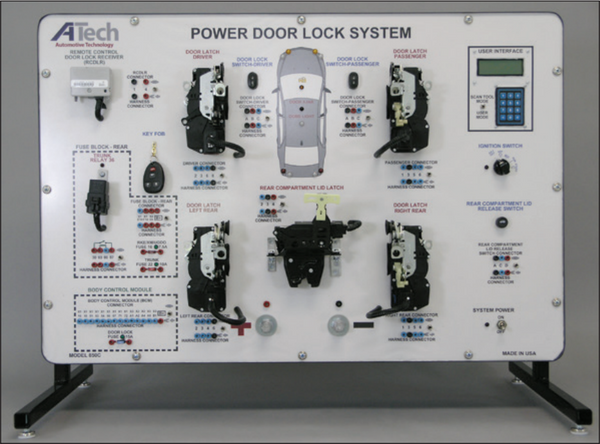 Power Door Lock System (CAN) Trainer / Courseware