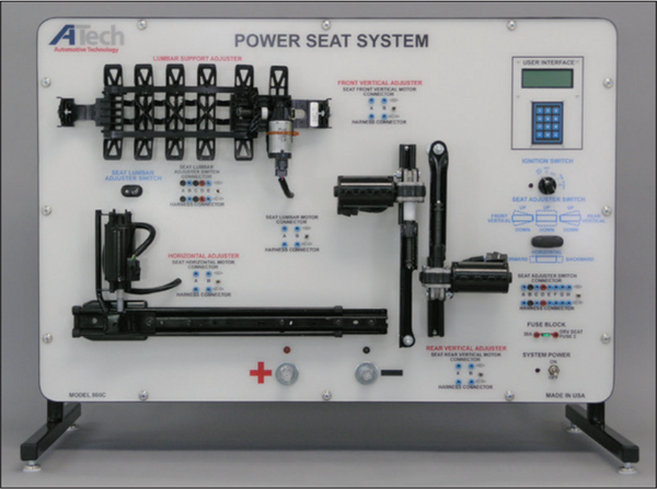 Power Seat System (CAN) Trainer / Courseware